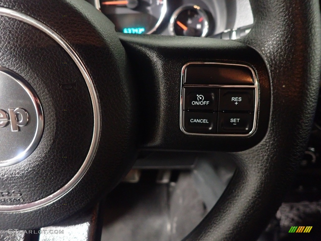 2015 Wrangler Sport 4x4 - Hydro Blue Pearl / Black photo #27