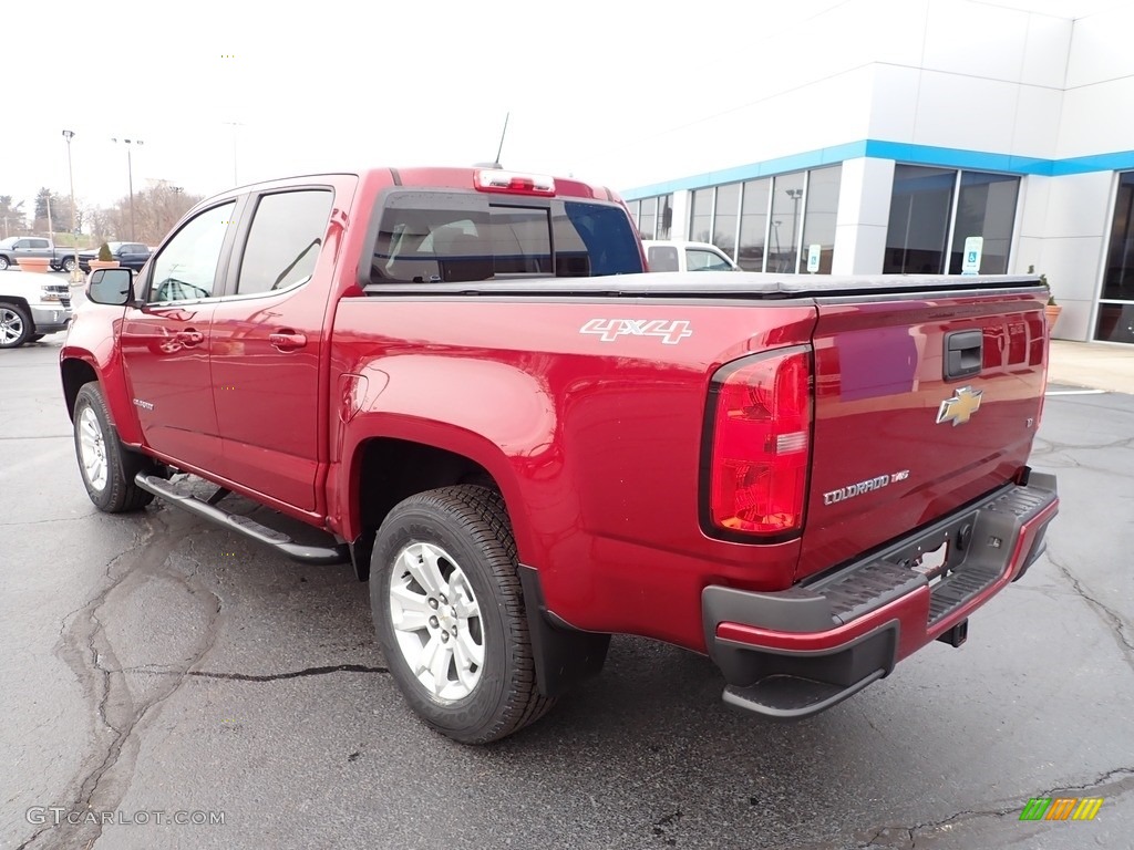 2018 Colorado LT Crew Cab 4x4 - Cajun Red Tintcoat / Jet Black photo #4