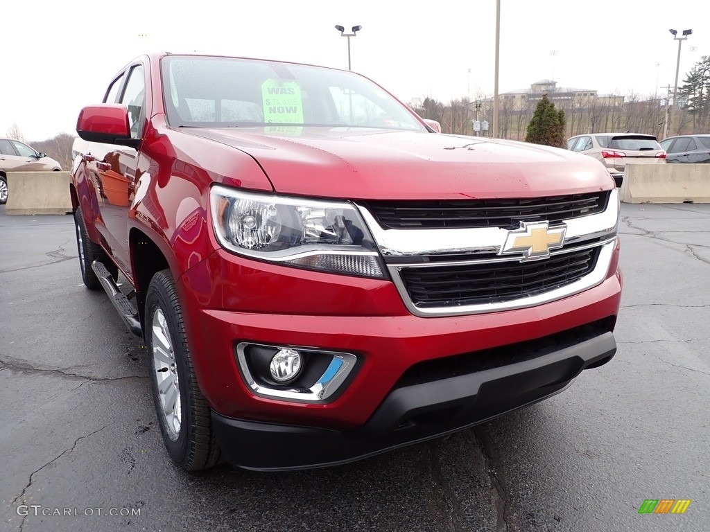 2018 Colorado LT Crew Cab 4x4 - Cajun Red Tintcoat / Jet Black photo #11