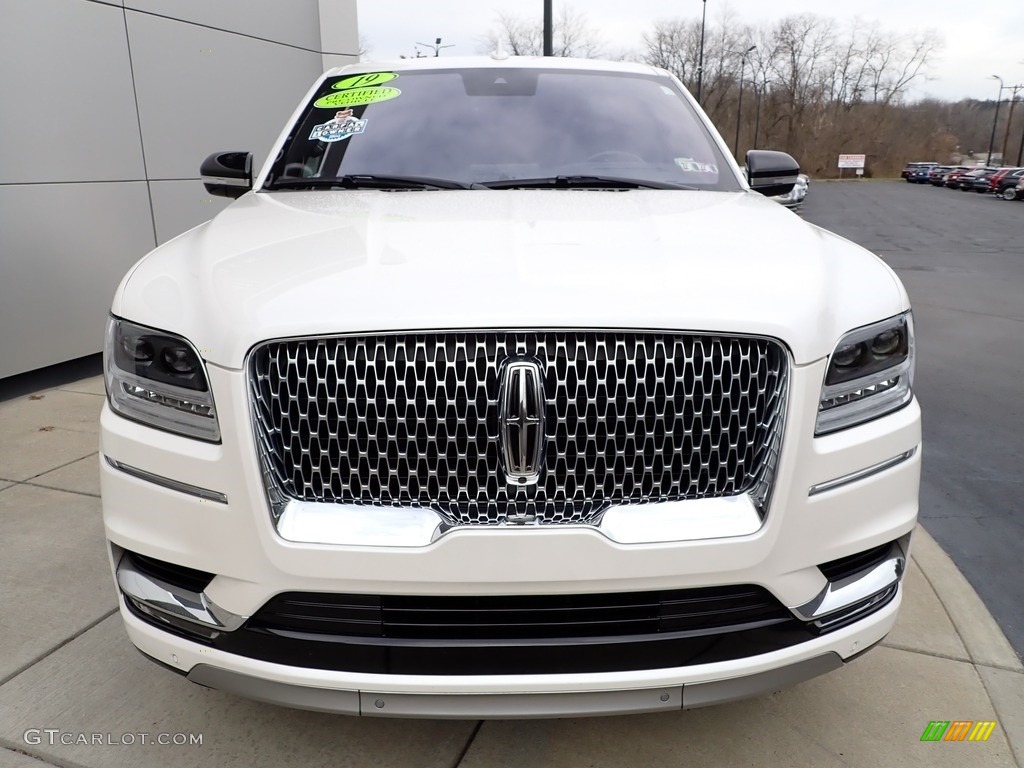 2019 Navigator Reserve 4x4 - White Platinum Metallic Tri-Coat / Ebony photo #9