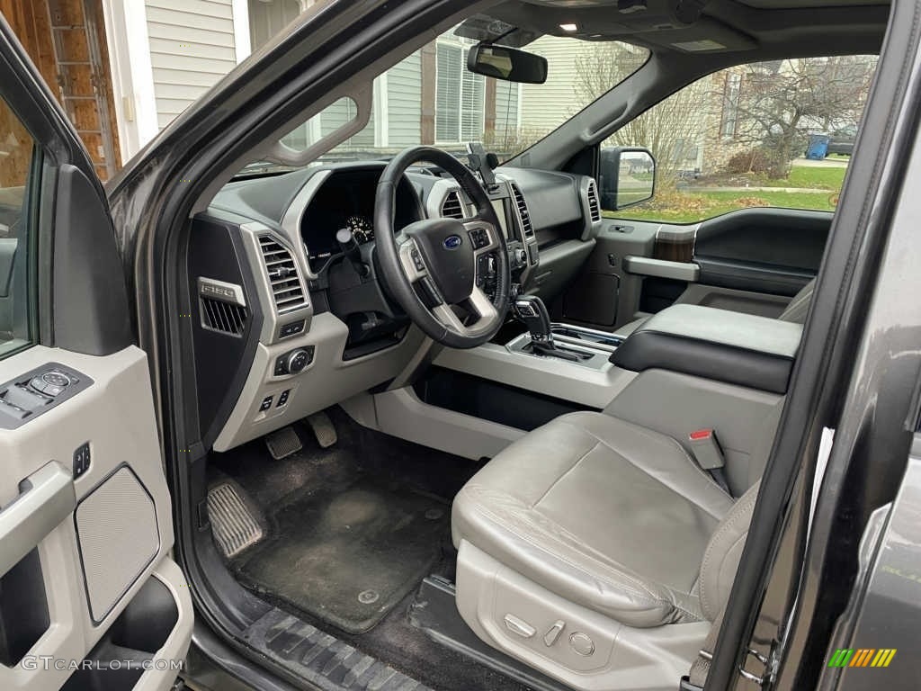 2015 F150 Lariat SuperCrew 4x4 - Ingot Silver Metallic / Medium Light Camel photo #6