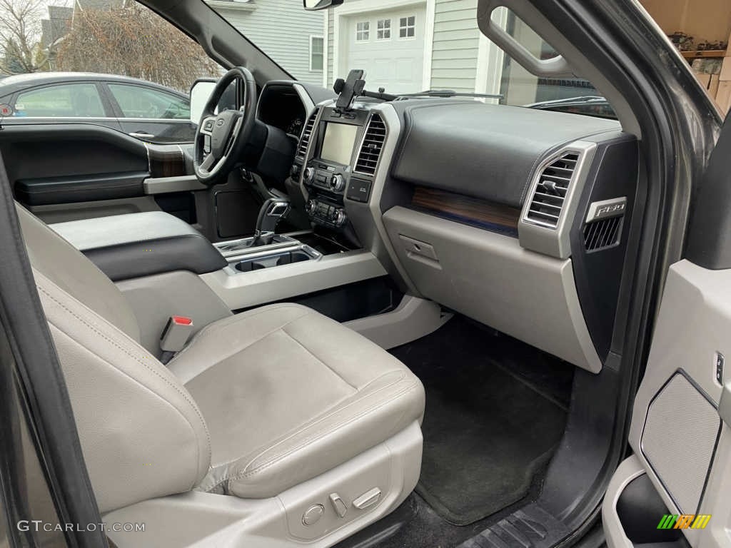 2015 F150 Lariat SuperCrew 4x4 - Ingot Silver Metallic / Medium Light Camel photo #7