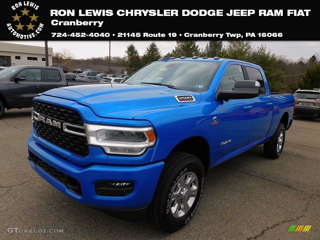 2022 2500 Big Horn Crew Cab 4x4 - Hydro Blue Pearl / Black photo #1