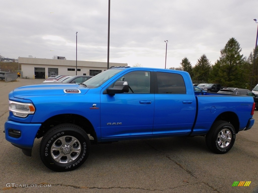2022 2500 Big Horn Crew Cab 4x4 - Hydro Blue Pearl / Black photo #9