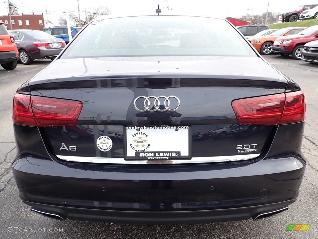 2018 A6 2.0 TFSI Premium Plus quattro - Brilliant Black / Nougat Brown photo #4