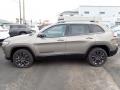 Light Brownstone Pearl 2021 Jeep Cherokee Latitude Lux 4x4 Exterior
