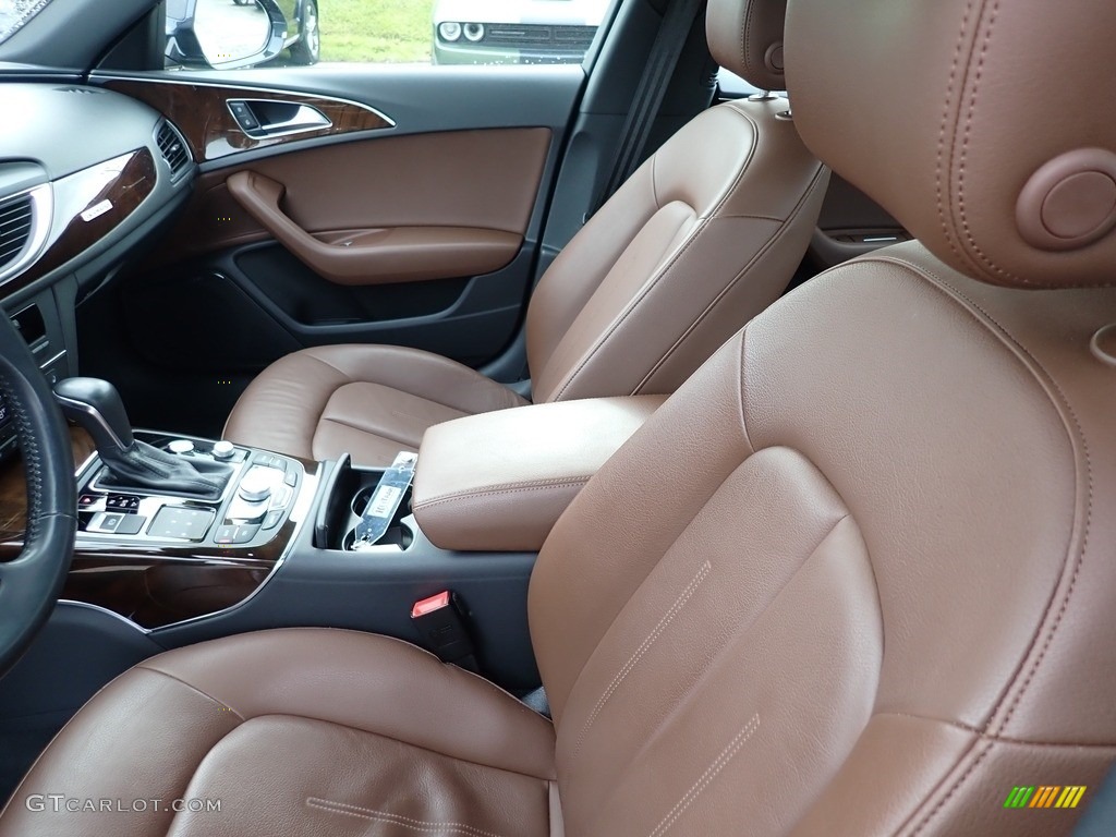 Nougat Brown Interior 2018 Audi A6 2.0 TFSI Premium Plus quattro Photo #143379286