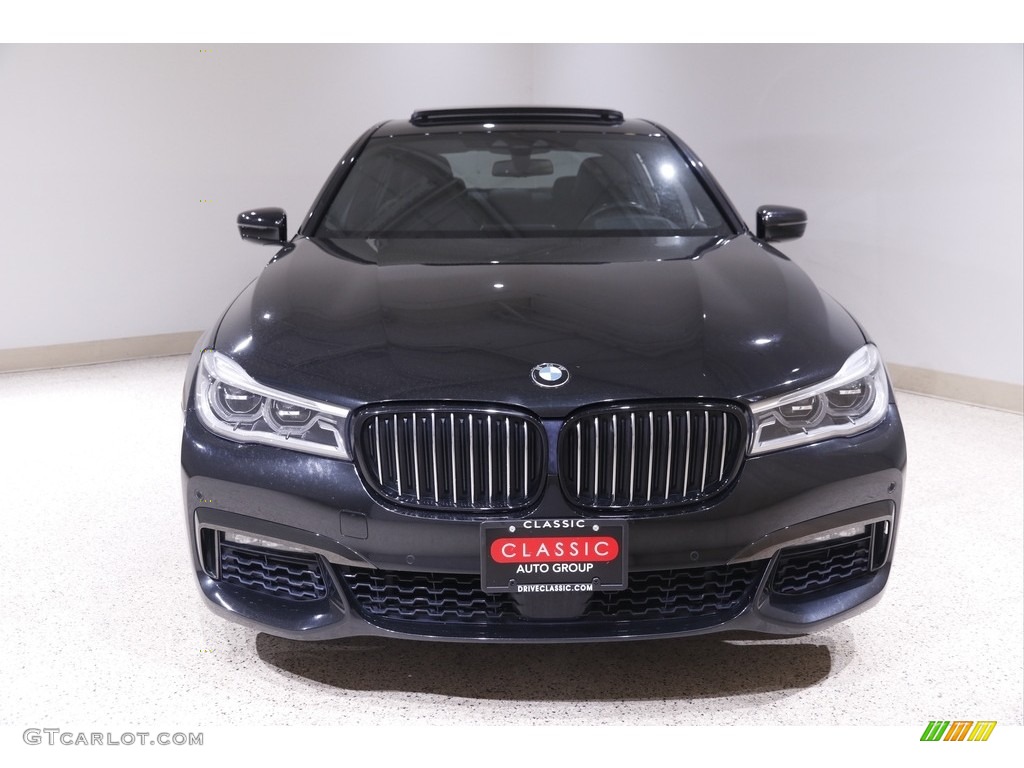 2018 7 Series 750i xDrive Sedan - Black Sapphire Metallic / Black photo #2