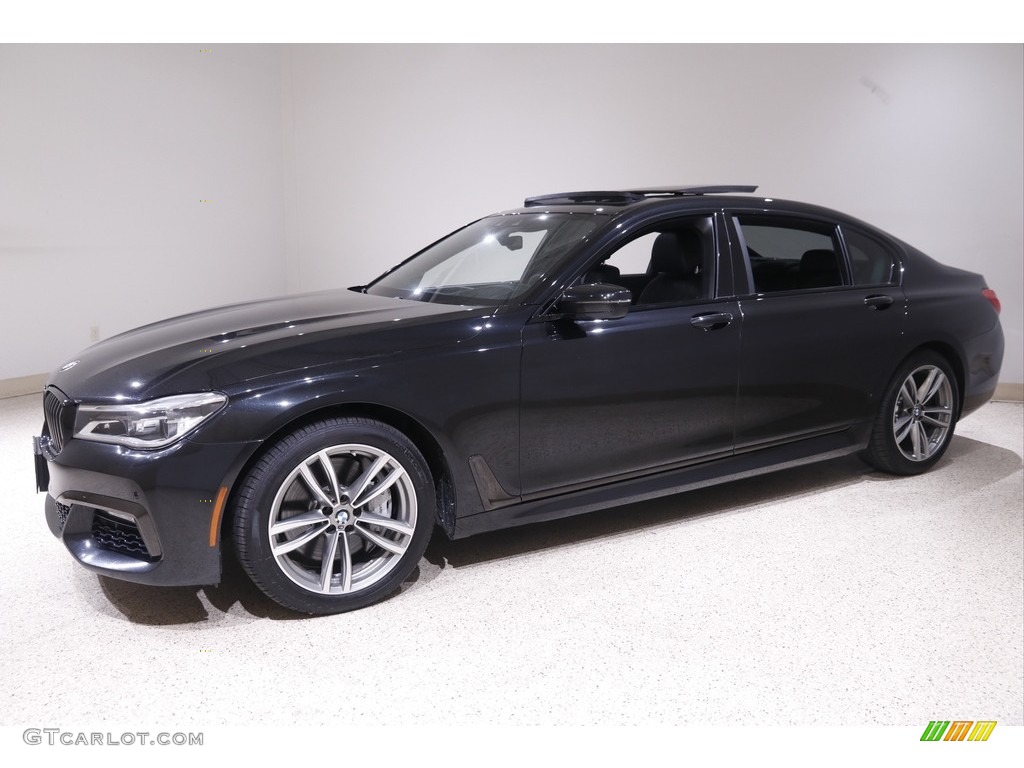 2018 7 Series 750i xDrive Sedan - Black Sapphire Metallic / Black photo #3