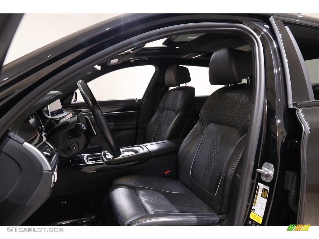 2018 7 Series 750i xDrive Sedan - Black Sapphire Metallic / Black photo #5