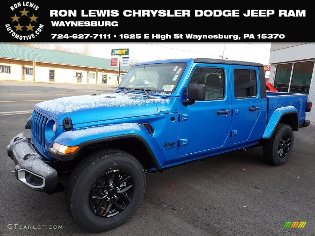 2021 Gladiator Sport 4x4 - Hydro Blue Pearl / Black photo #1