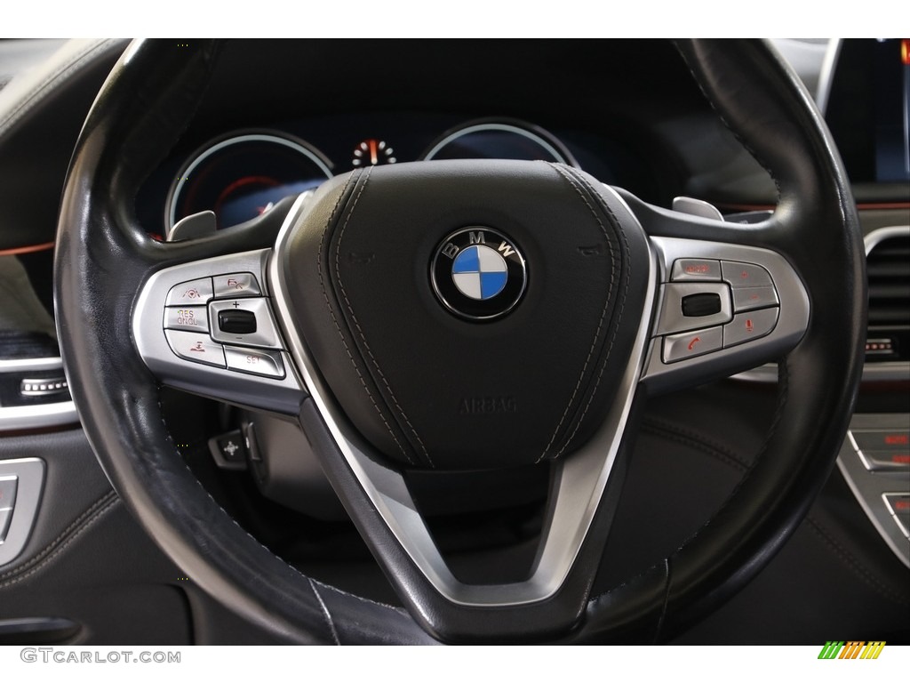 2018 7 Series 750i xDrive Sedan - Black Sapphire Metallic / Black photo #7