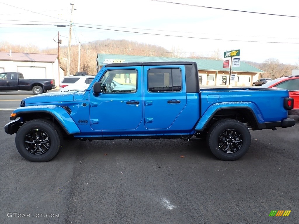 2021 Gladiator Sport 4x4 - Hydro Blue Pearl / Black photo #2