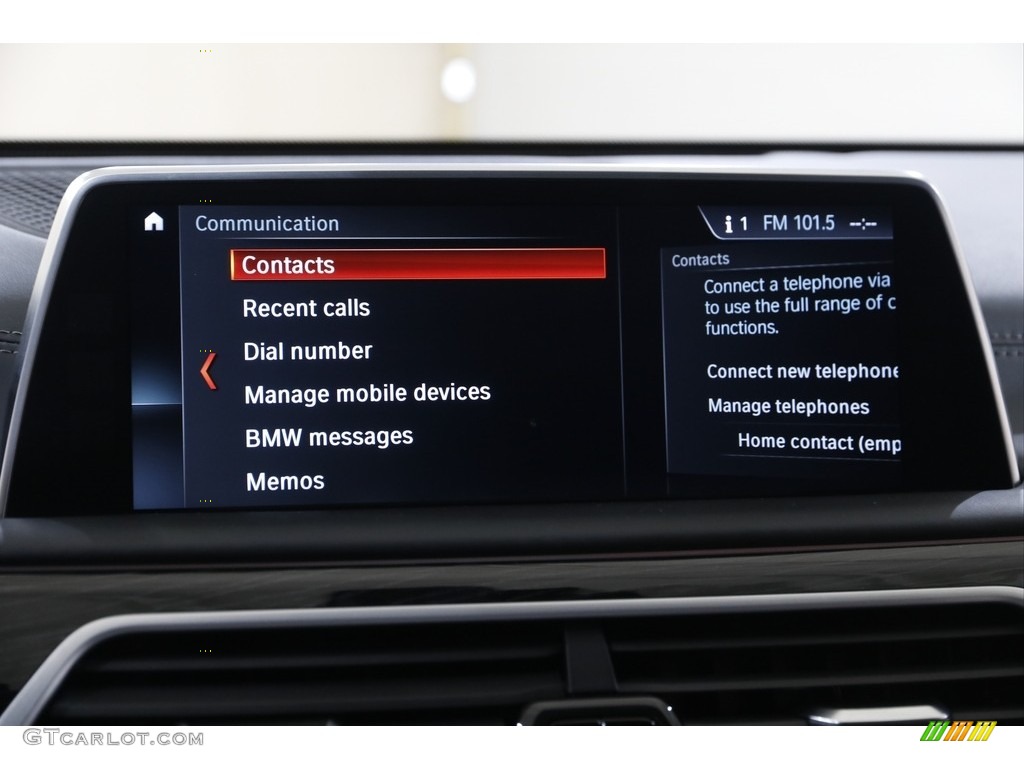 2018 7 Series 750i xDrive Sedan - Black Sapphire Metallic / Black photo #14