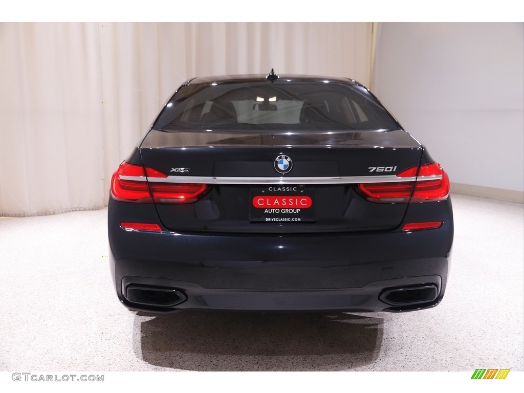 2018 7 Series 750i xDrive Sedan - Black Sapphire Metallic / Black photo #22