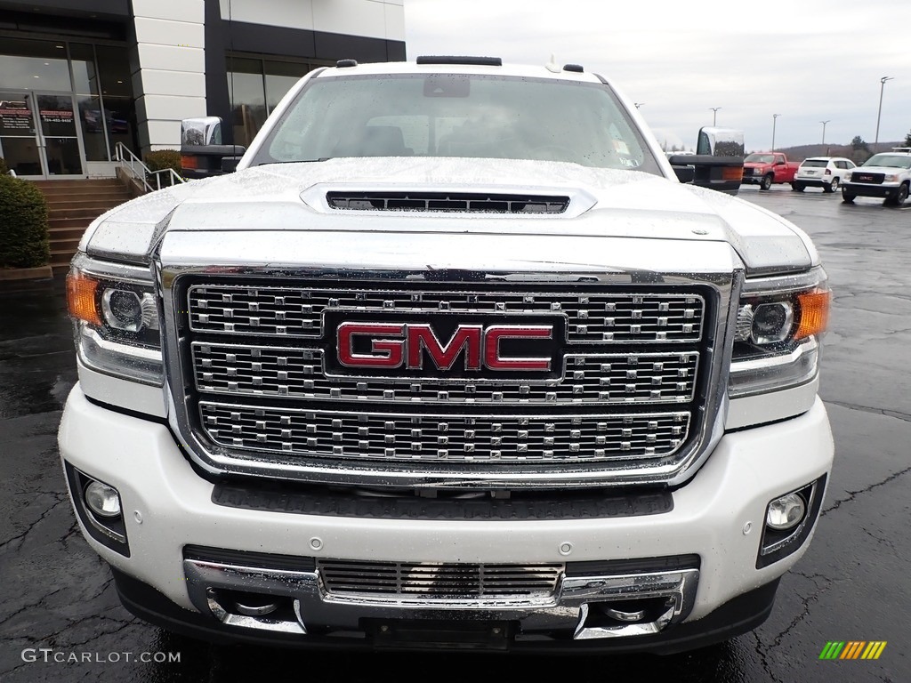 2019 Sierra 2500HD Denali Crew Cab 4WD - White Frost Tricoat / Jet Black photo #3