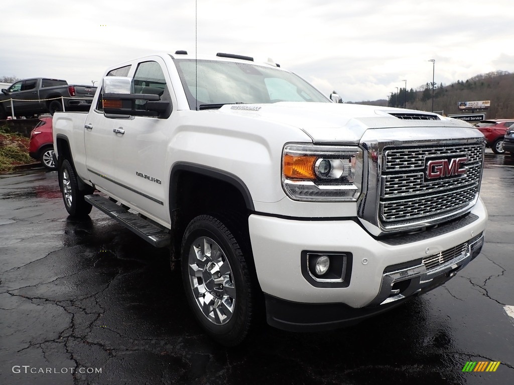 2019 Sierra 2500HD Denali Crew Cab 4WD - White Frost Tricoat / Jet Black photo #4