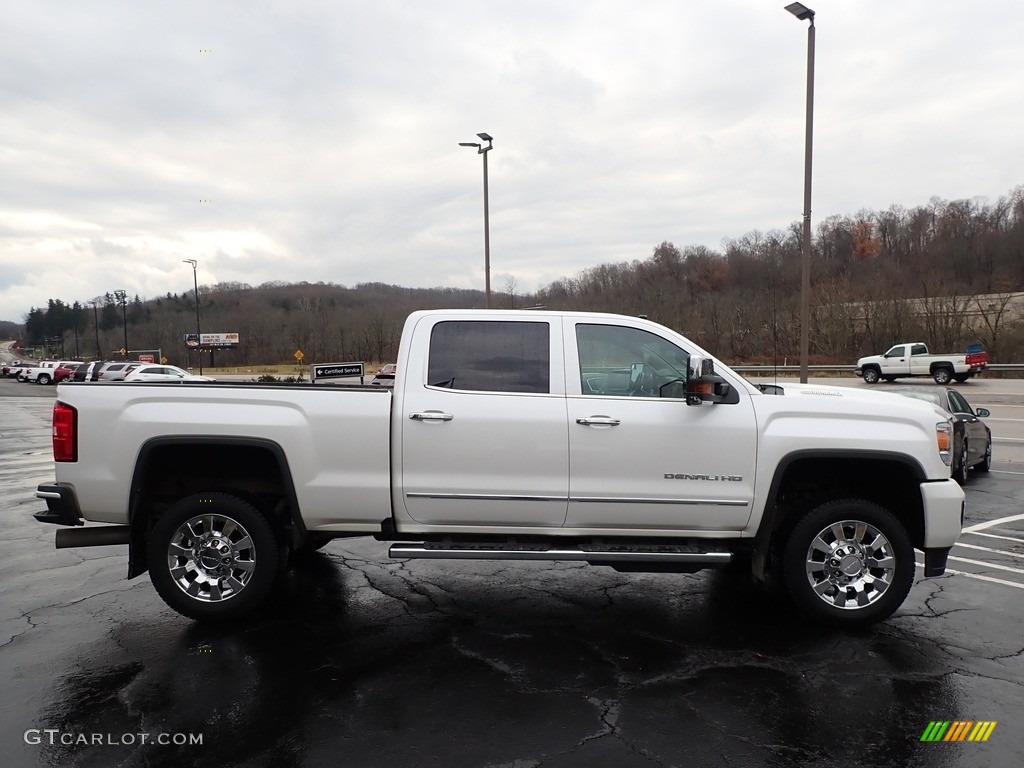 2019 Sierra 2500HD Denali Crew Cab 4WD - White Frost Tricoat / Jet Black photo #5