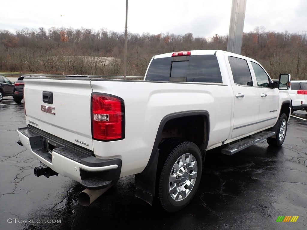2019 Sierra 2500HD Denali Crew Cab 4WD - White Frost Tricoat / Jet Black photo #8