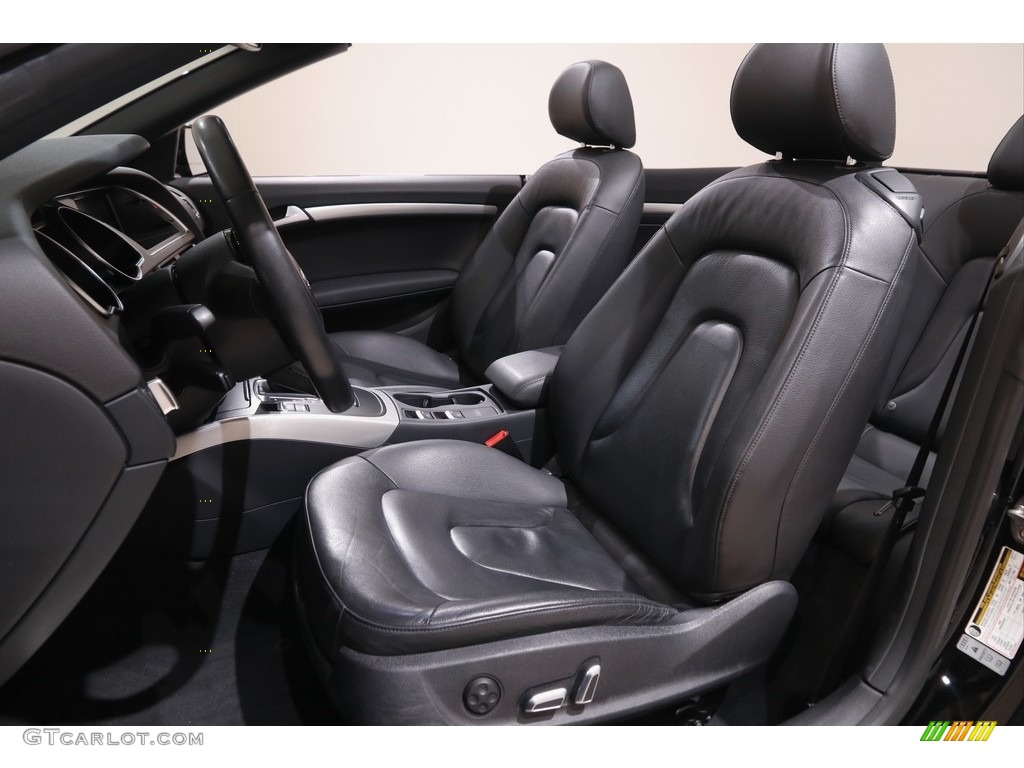 2015 A5 Premium quattro Convertible - Brilliant Black / Black photo #6