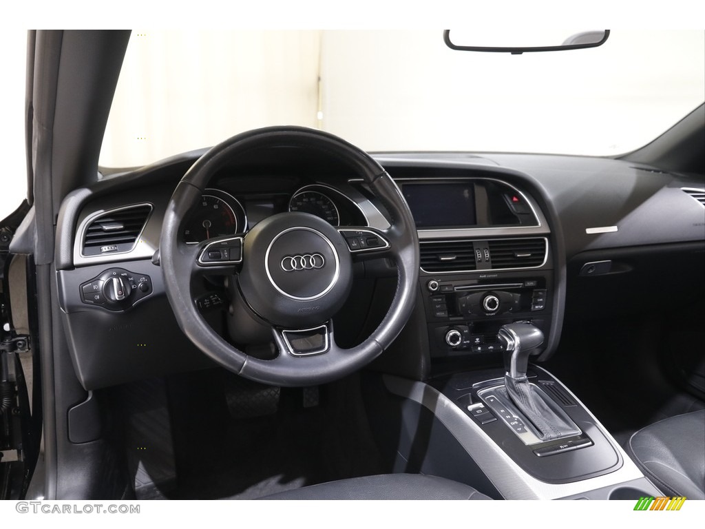 2015 A5 Premium quattro Convertible - Brilliant Black / Black photo #7