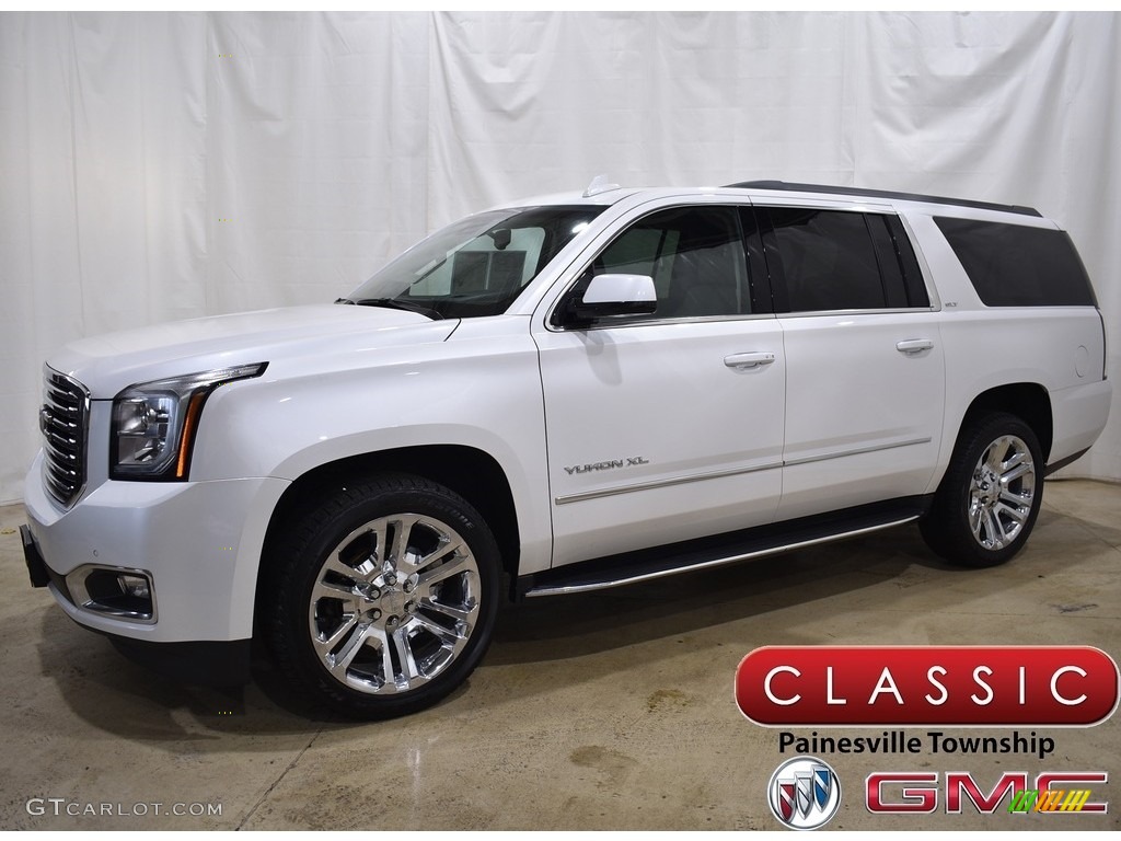 White Frost Tricoat GMC Yukon