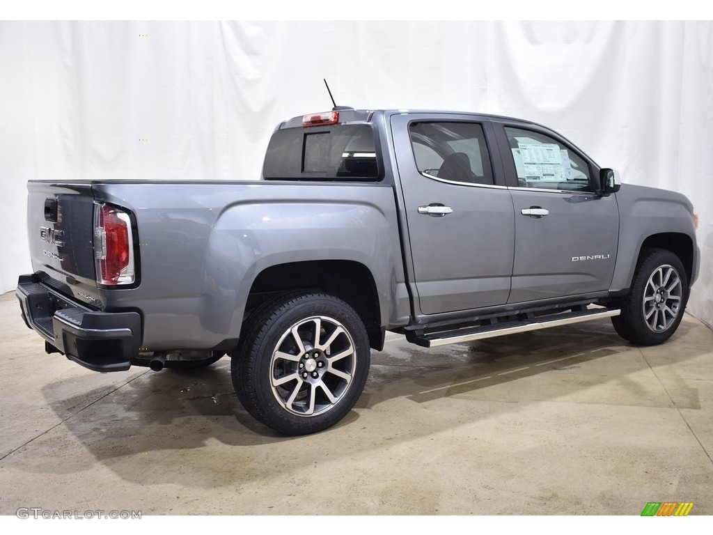 2022 Canyon Denali Crew Cab 4WD - Satin Steel Metallic / Cocoa/­Dark Atmosphere photo #2