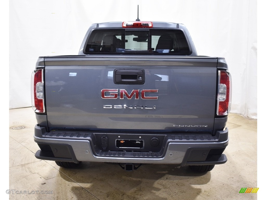 2022 Canyon Denali Crew Cab 4WD - Satin Steel Metallic / Cocoa/­Dark Atmosphere photo #3