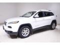 2018 Bright White Jeep Cherokee Latitude 4x4  photo #3