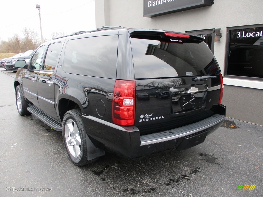 2014 Suburban LTZ 4x4 - Black / Ebony photo #3