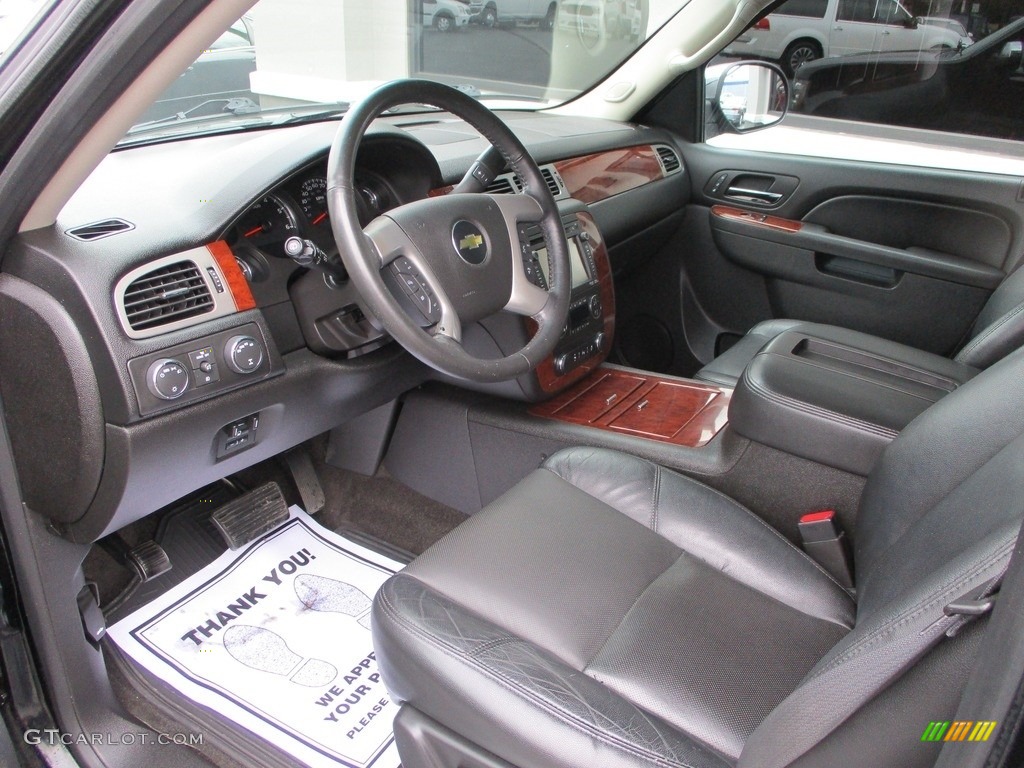 2014 Suburban LTZ 4x4 - Black / Ebony photo #6