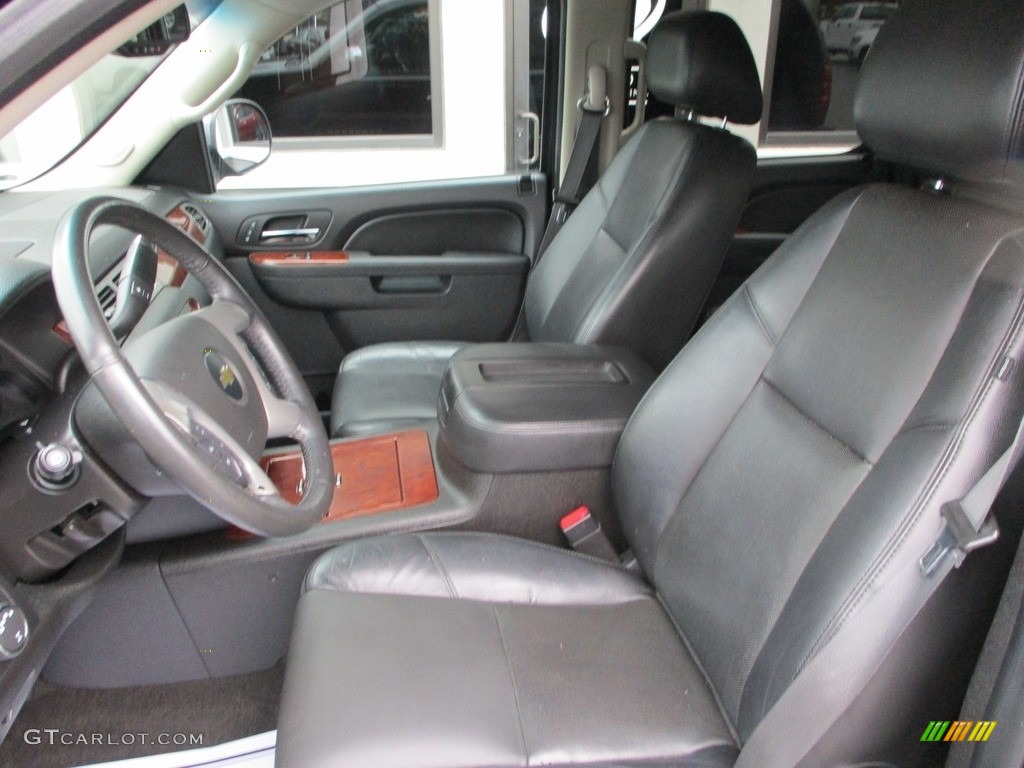 2014 Suburban LTZ 4x4 - Black / Ebony photo #7