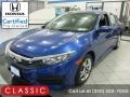 Aegean Blue Metallic 2018 Honda Civic LX Sedan