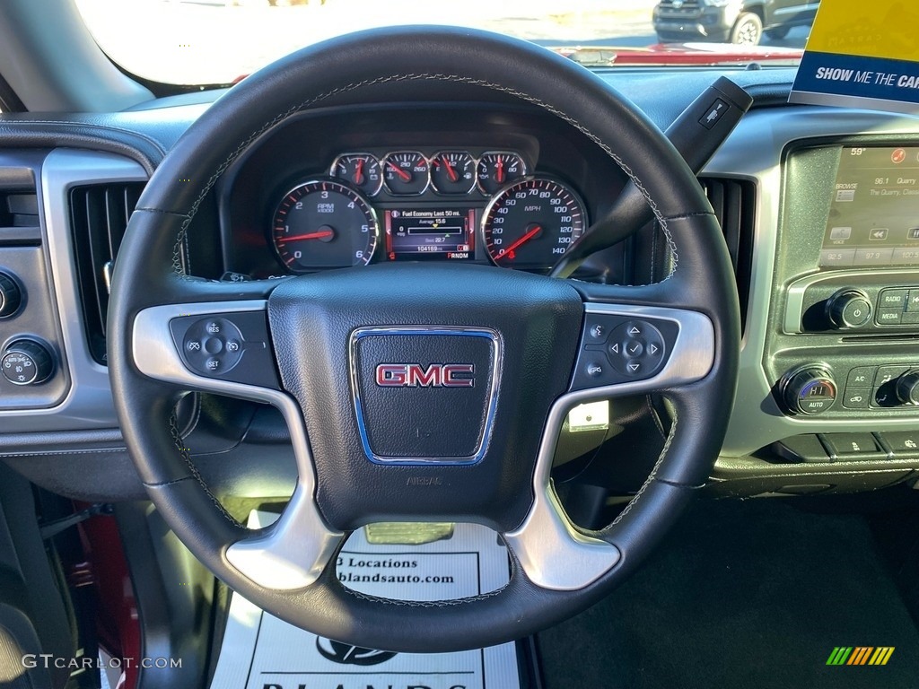 2014 Sierra 1500 SLE Double Cab 4x4 - Sonoma Red Metallic / Jet Black/Dark Ash photo #14