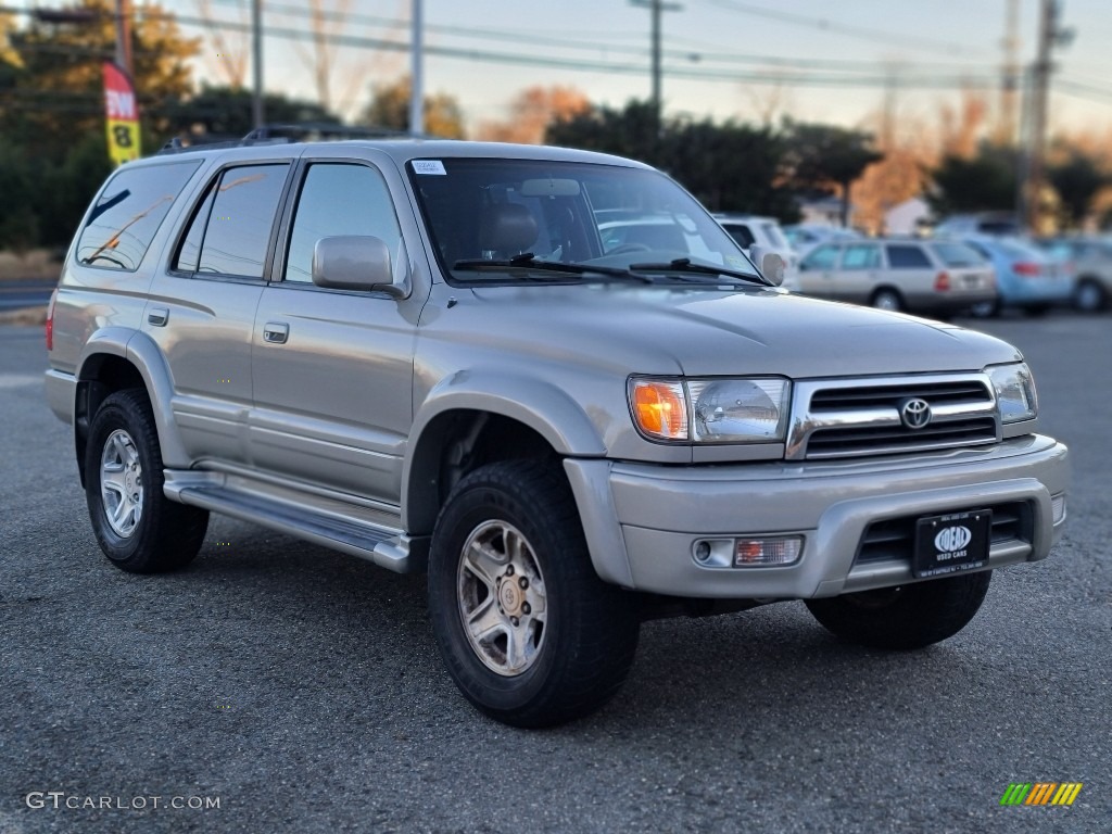 1999 4Runner Limited 4x4 - Millennium Silver Metallic / Oak photo #7