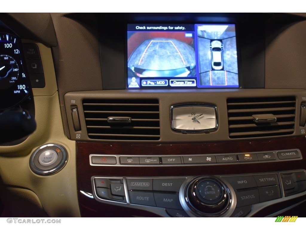 2015 Q70 L 3.7 AWD - Black Obsidian / Wheat photo #11