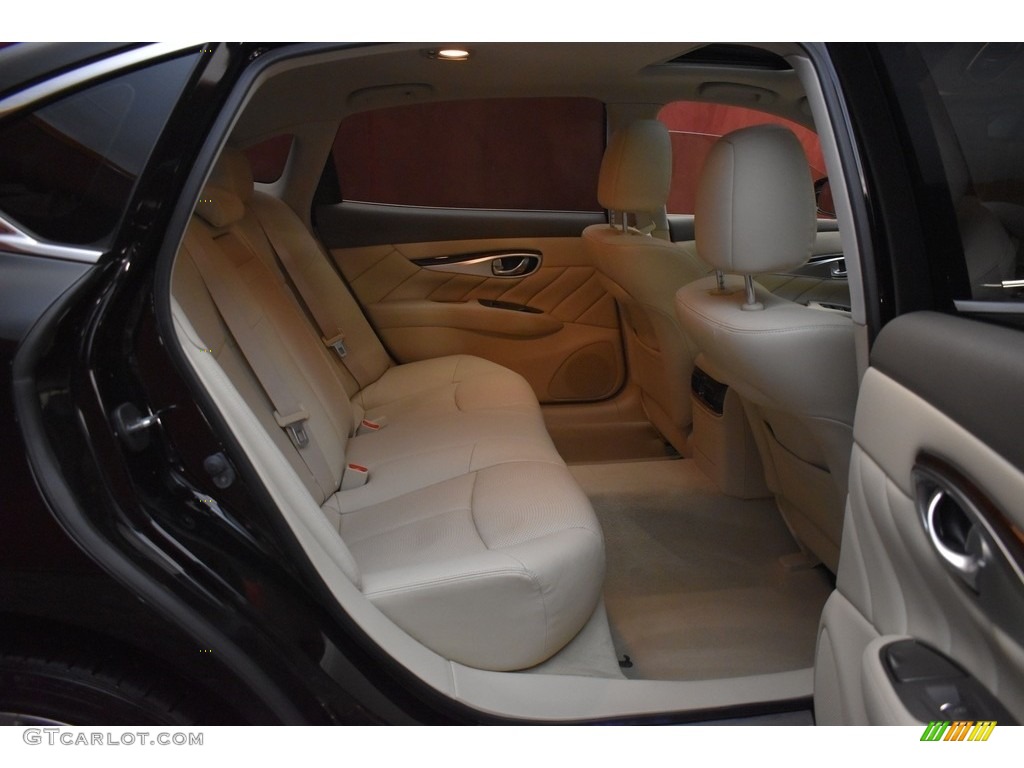 2015 Q70 L 3.7 AWD - Black Obsidian / Wheat photo #13
