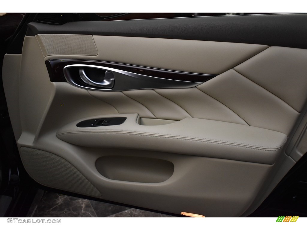 2015 Q70 L 3.7 AWD - Black Obsidian / Wheat photo #16