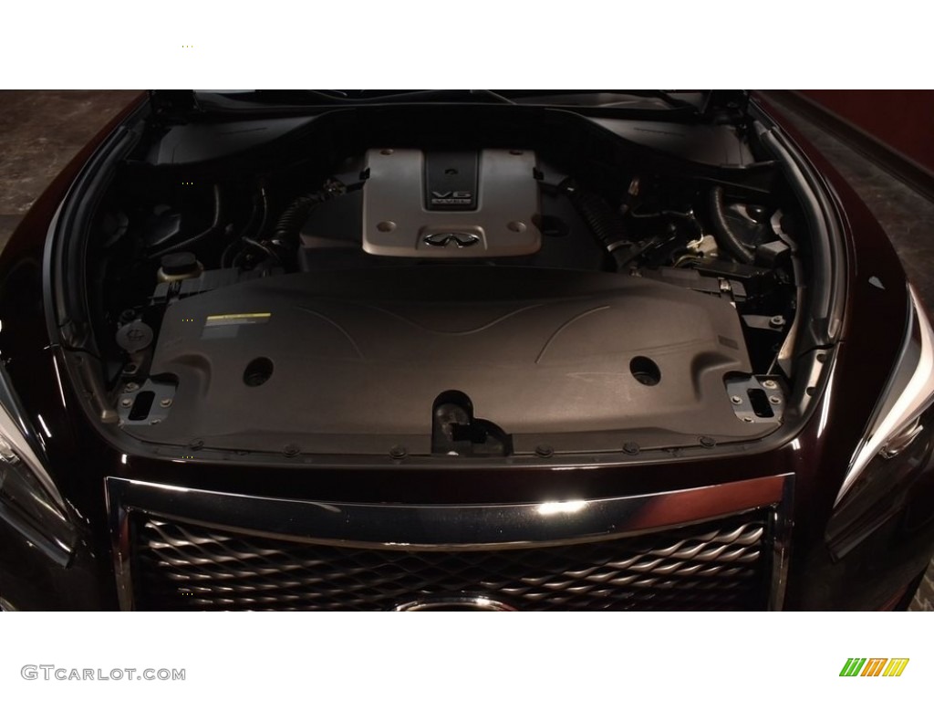2015 Q70 L 3.7 AWD - Black Obsidian / Wheat photo #18