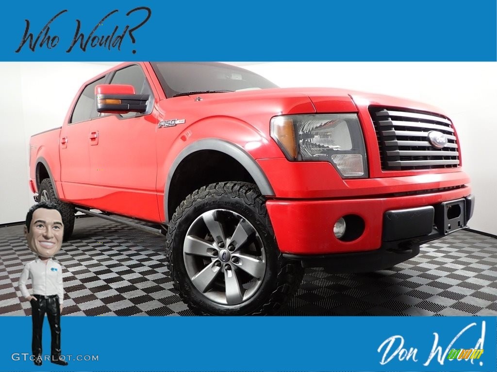2011 F150 FX4 SuperCrew 4x4 - Race Red / Black photo #1