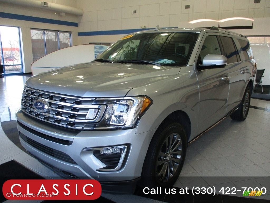 2020 Expedition Limited Max 4x4 - Iconic Silver / Ebony photo #1