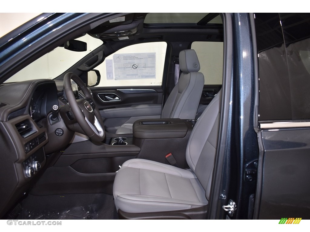 2021 Yukon SLT 4WD - Dark Sky Metallic / Dark Walnut/­Slate photo #7