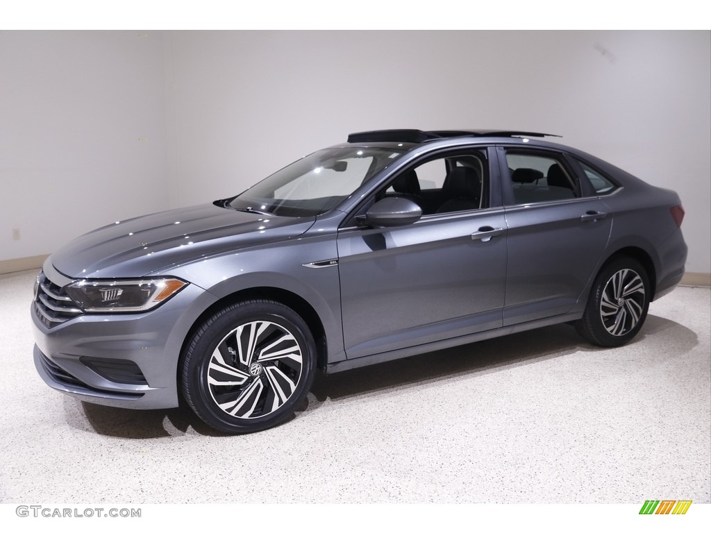 2021 Jetta SEL - Platinum Gray Metallic / Titan Black photo #3