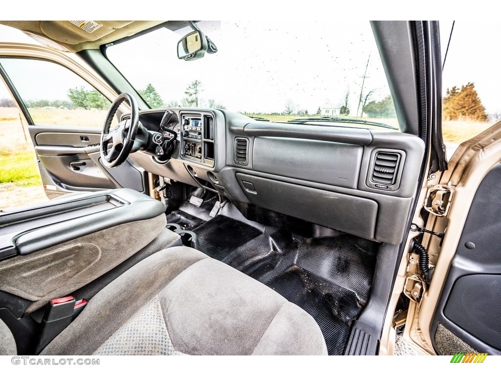 2005 Chevrolet Silverado 1500 LT Crew Cab 4x4 Dark Charcoal Dashboard Photo #143392925