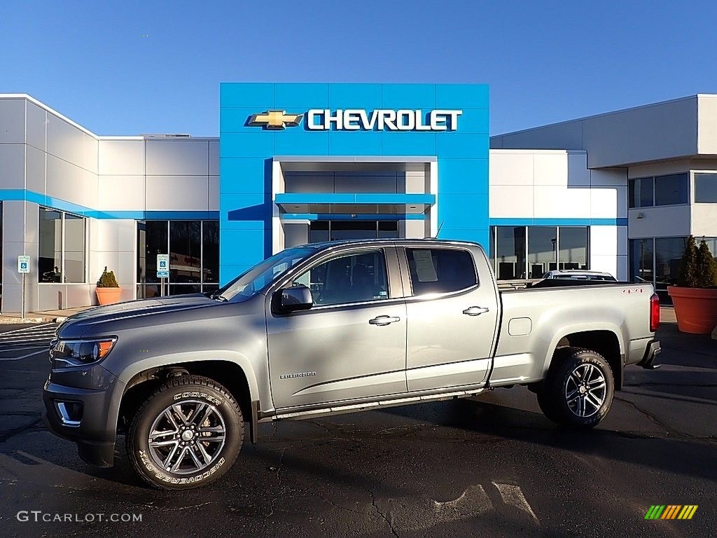 2019 Colorado LT Crew Cab 4x4 - Satin Steel Metallic / Jet Black photo #1