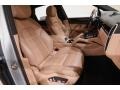 2020 Porsche Cayenne Black/Mojave Beige Interior Front Seat Photo