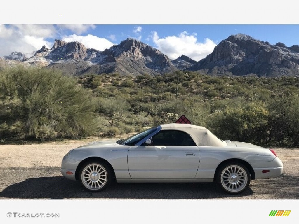 Special Edition Cashmere Tri-Coat Metallic 2005 Ford Thunderbird 50th Anniversary Special Edition Exterior Photo #143394593