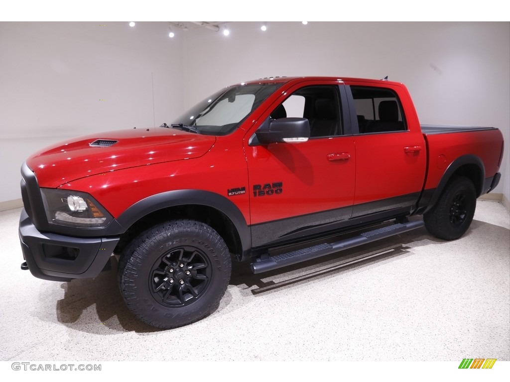 2018 1500 Rebel Crew Cab 4x4 - Flame Red / Black photo #3