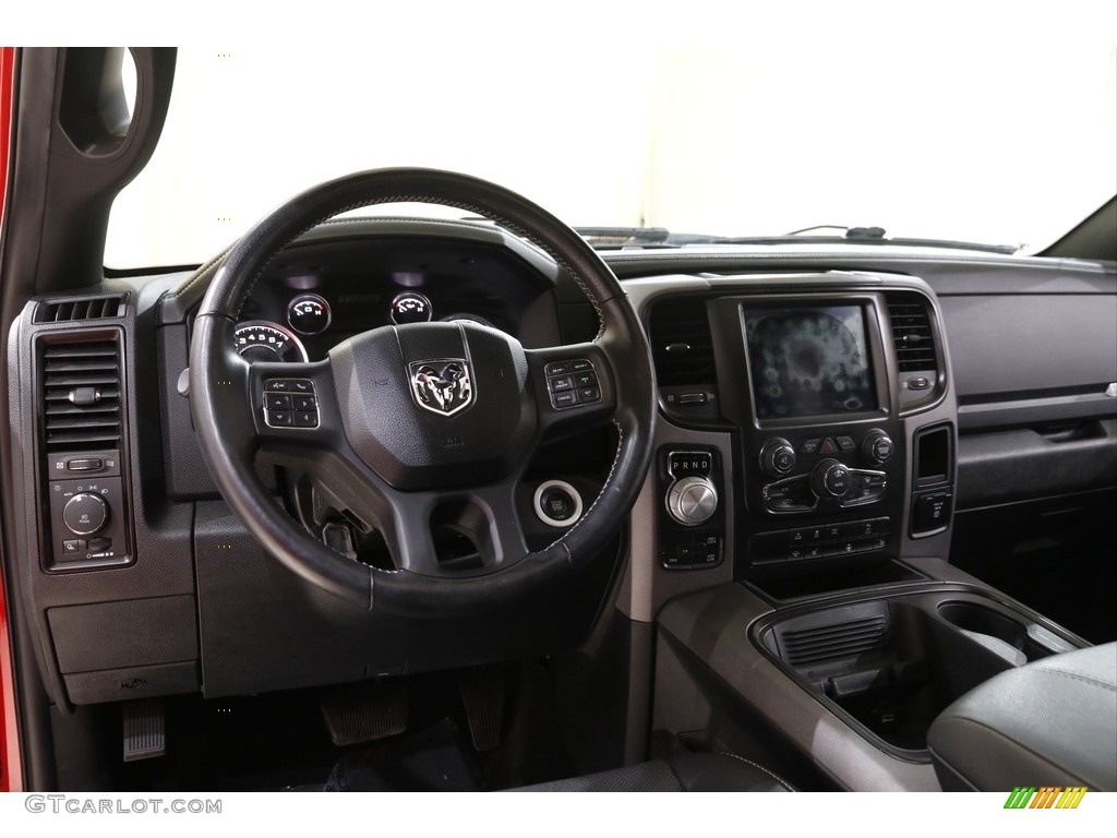 2018 1500 Rebel Crew Cab 4x4 - Flame Red / Black photo #6
