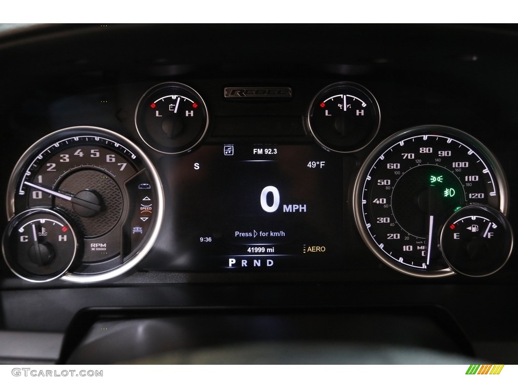 2018 1500 Rebel Crew Cab 4x4 - Flame Red / Black photo #8